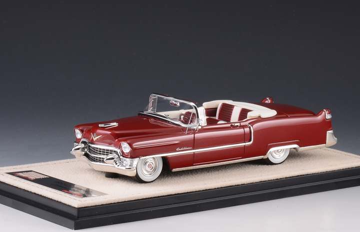 STM55305 A1955 Cadillac Series 62 Convertible Open top.JPG