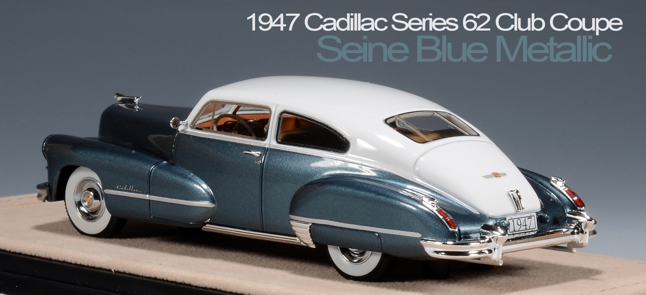 1947 Cadillac Series 62 Club Coupe Seine Blue Metallic