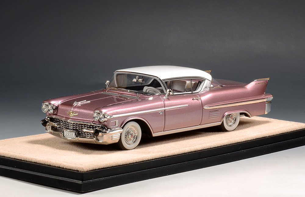 1/43 STM58602 1958 Cadillac Coupe deVille Pink Metallic