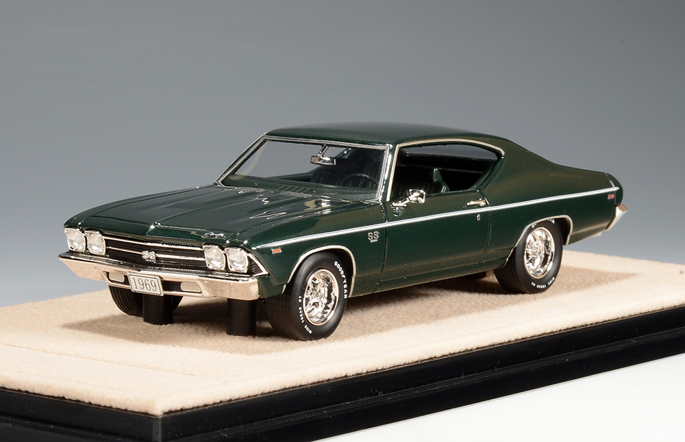 1/43 STM692003 1969 Chevrolet Chevelle SS 396 Dark Green Metallic