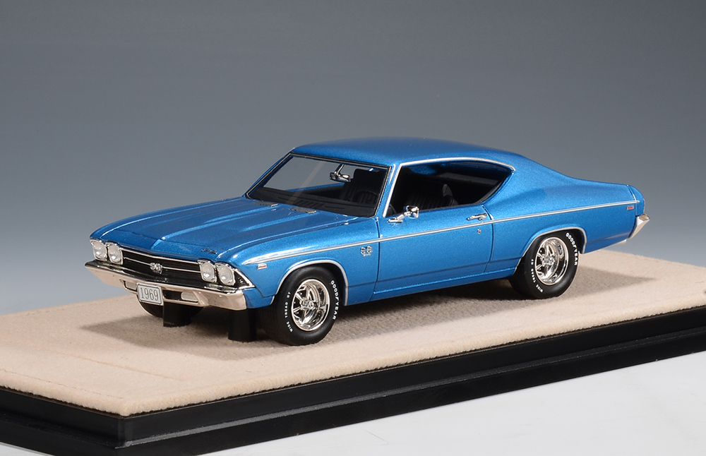 1/43 STM692001 1969 Chevrolet Chevelle SS 396 Light Blue Metallic