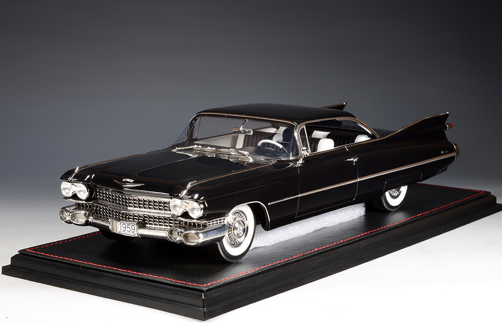 1/18 STM1959604 1959 Cadillac Coupe de Ville Black