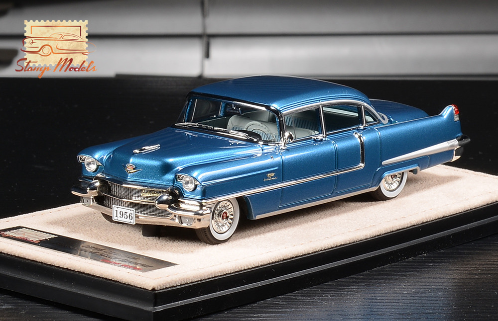 1/43 STM56203 1956 Cadillac Fleetwood Sixty Special Bahama Blue Metallic