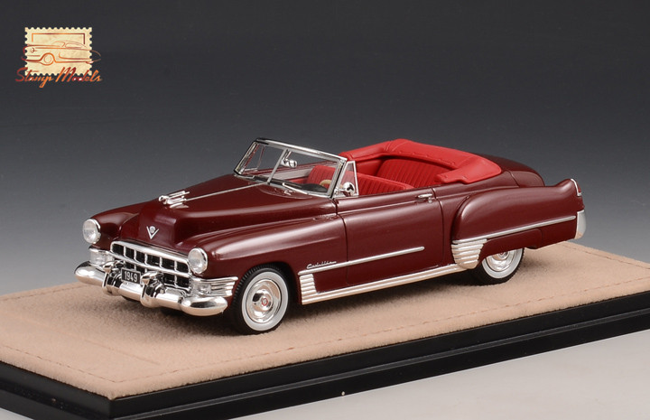1/43 STM49303 1949 Cadillac Series 62 Convertible Open top Maroon