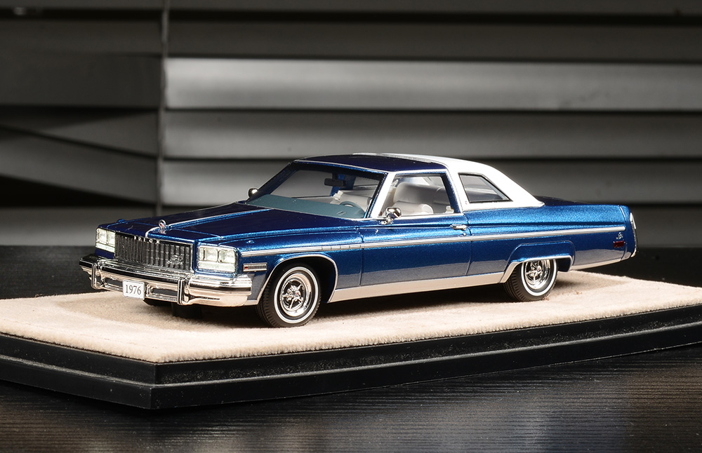 1/43 STM763002 1976 Buick Electra 225 Limited Coupe Continental Blue Metallic