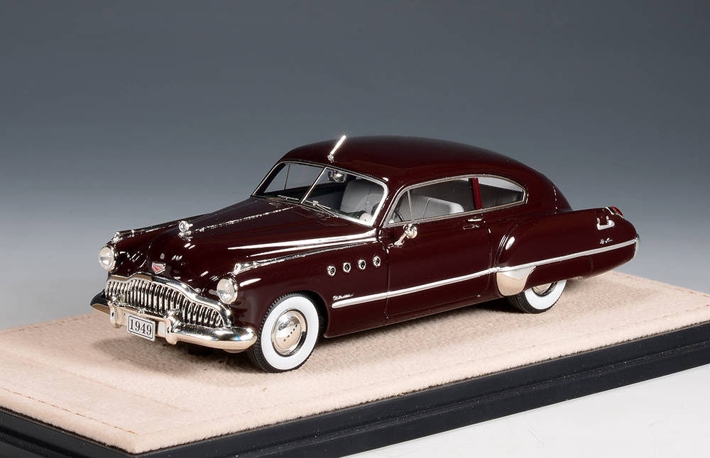 1/43 STM493001 1949 Buick Roadmaster Sedanette Royal Maroon