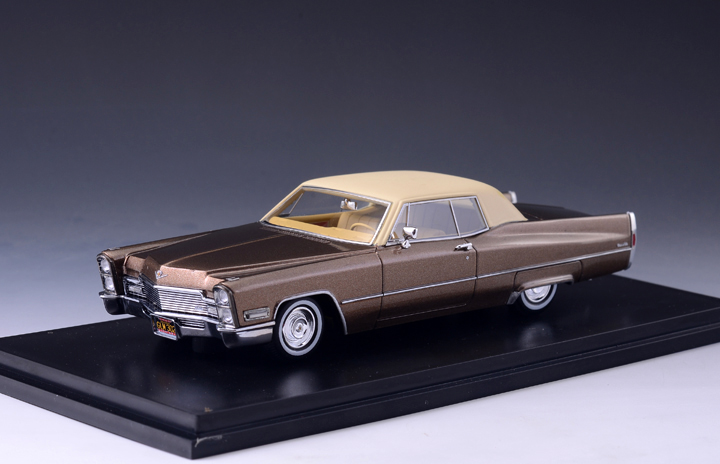 1/43 1968 Cadillac Coupe de Ville Chestnut Brown Poly