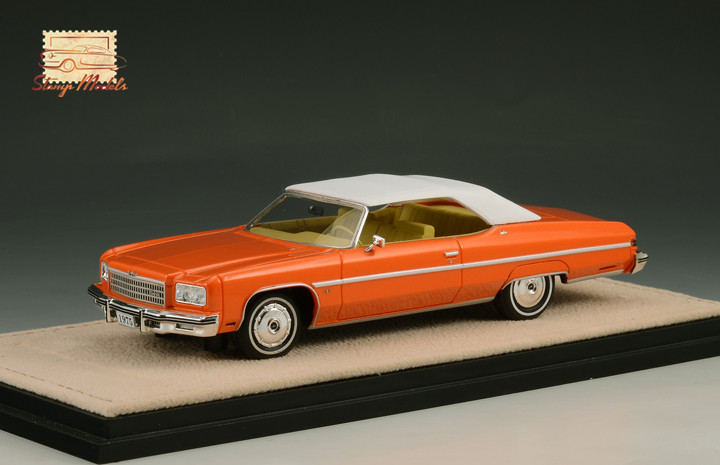 1/43 STM751004 1975 Chevrolet Caprice Convertible Closed top Orange Poly