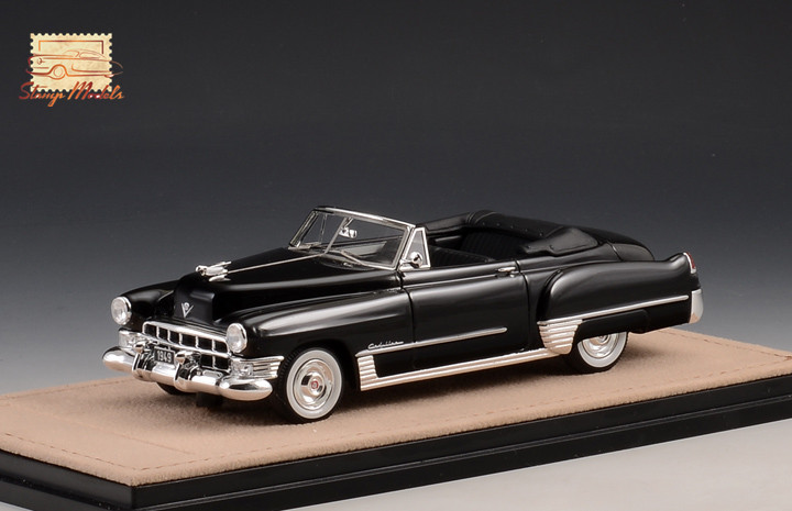 1/43 STM49301 1949 Cadillac Series 62 Convertible Open top Black